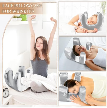 🛏 LuxeGlow Sleep Pillow – The Secret to Waking Up Wrinkle-Free!