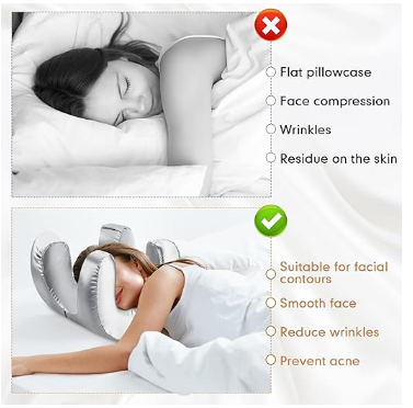 🛏 LuxeGlow Sleep Pillow – The Secret to Waking Up Wrinkle-Free!