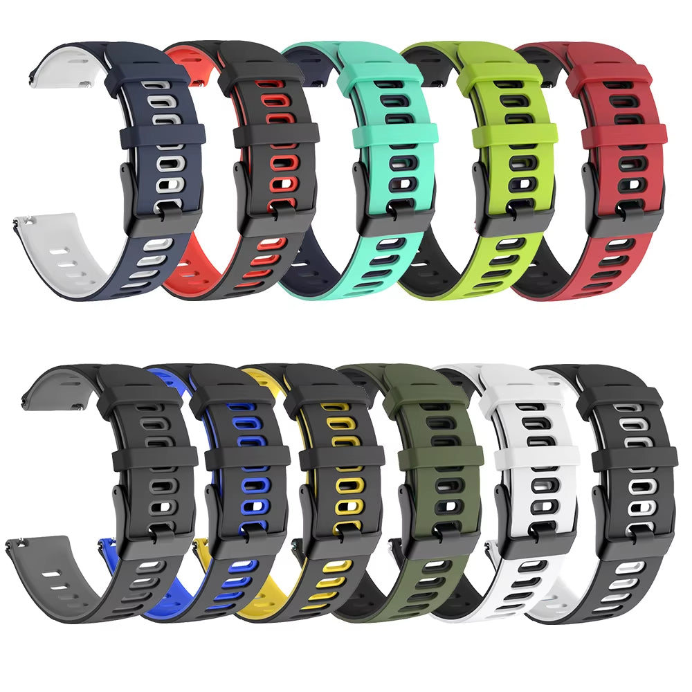 Silicone 22 20Mm Watch Strap for  WATCH GT 4 Pro 46Mm Band GT 3 SE 2 42Mm HONOR Magic Watch4 GS 3 Pro Replacement Bracelet